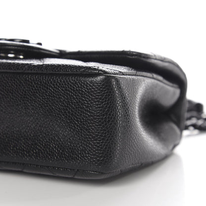 Chanel Caviar Quilted Incognito Mini Square Flap Black 9 of 11