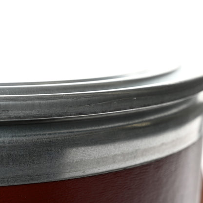 Hermes Kraft Paper Metal Canvas Saddle Box Rouge H 12 of 16