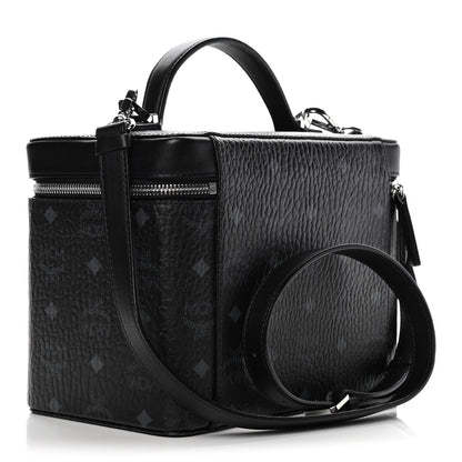 MCM Visetos Medium Rockstar Vanity Case Black 2 of 7
