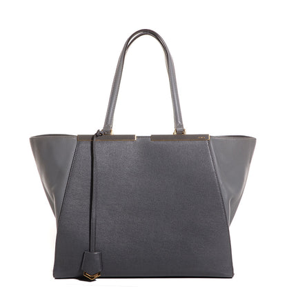 Fendi Vitello Elite Large 3Jours Tote Grigio 1 of 13