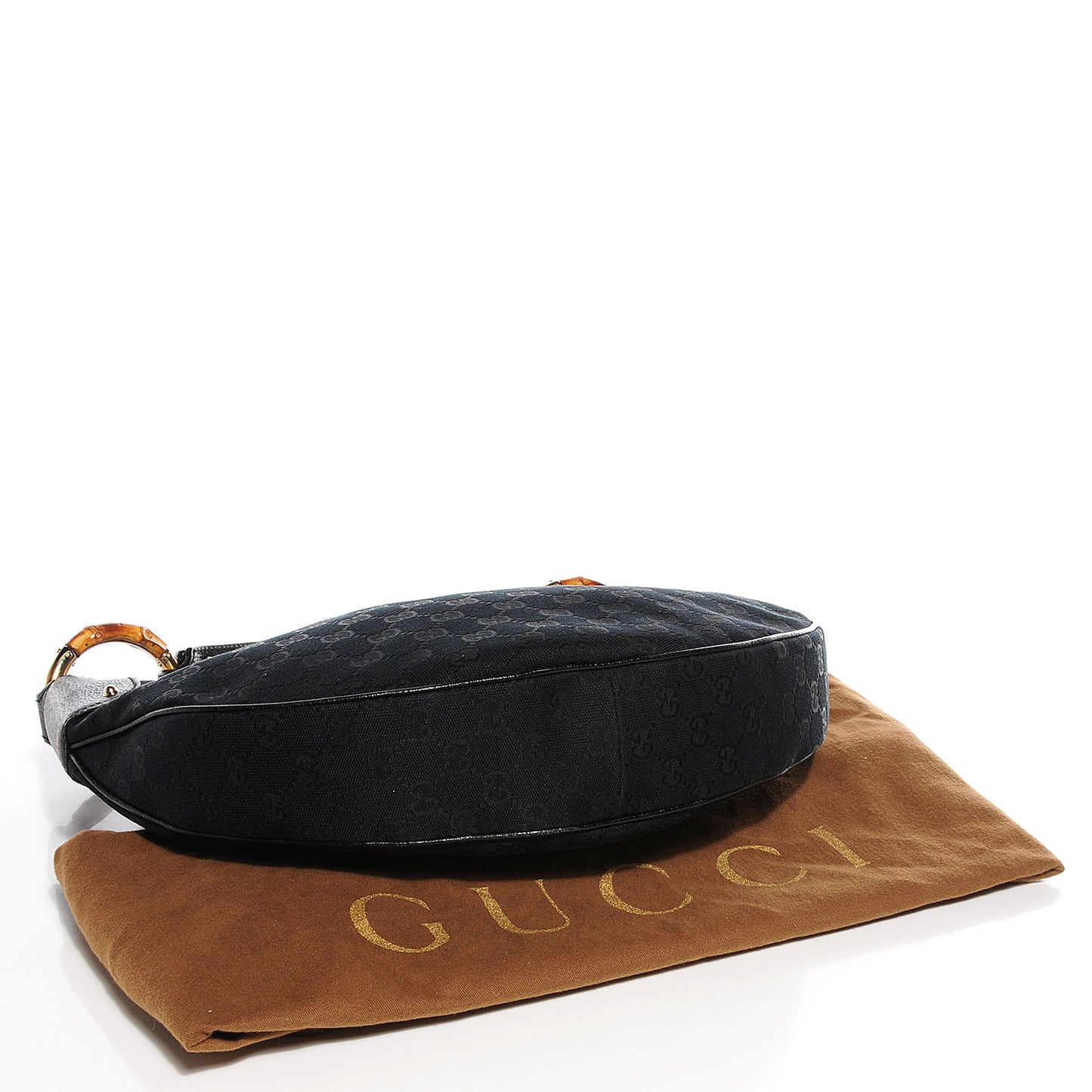 Monogram Bamboo Ring Hobo Black