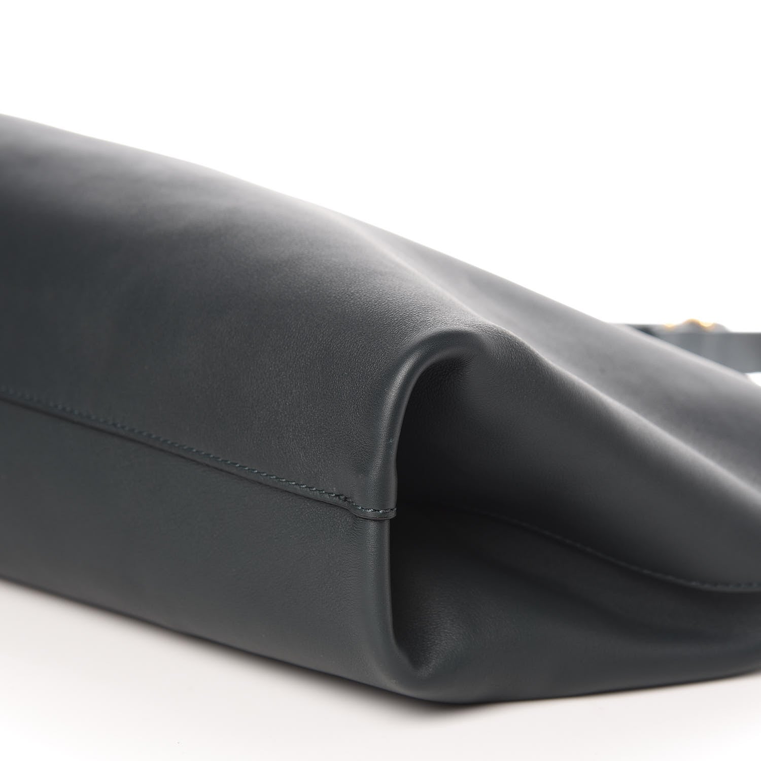 Burberry Calfskin Medium Grommet Detail Tote Dark Emerald 7 of 10