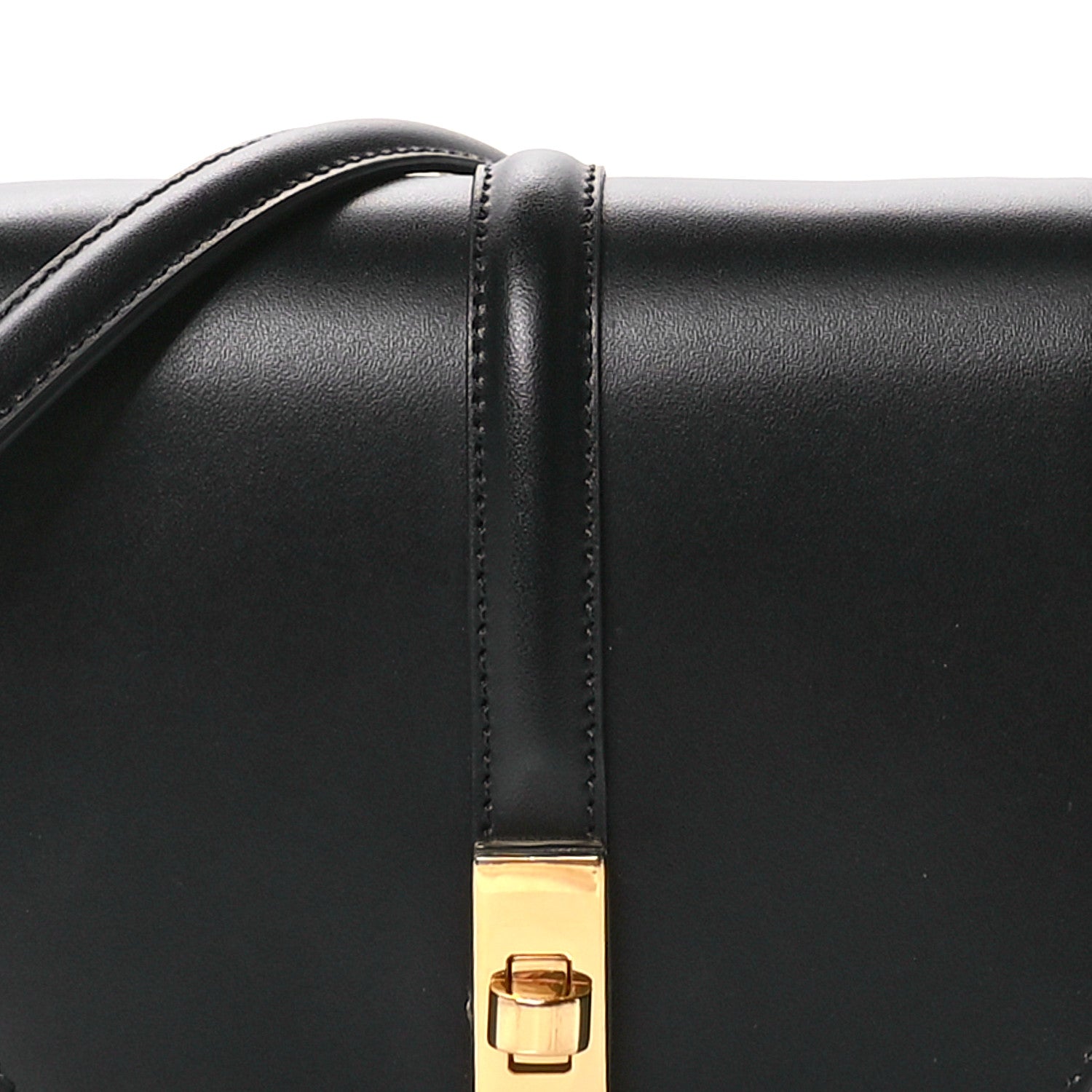Celine Calfskin Besace Small 16 Wallet on Chain Black 9 of 12