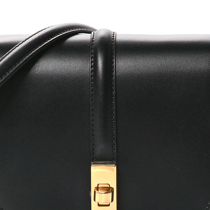 Celine Calfskin Besace Small 16 Wallet on Chain Black 9 of 12