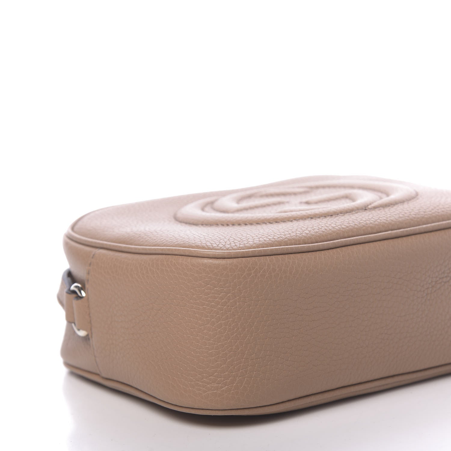 Gucci Pebbled Calfskin Small Soho Disco Bag Camelia 8 of 10