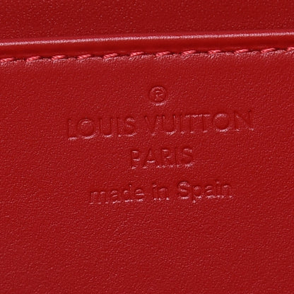 Louis Vuitton Patent Louise Wallet Cherry 8 of 9