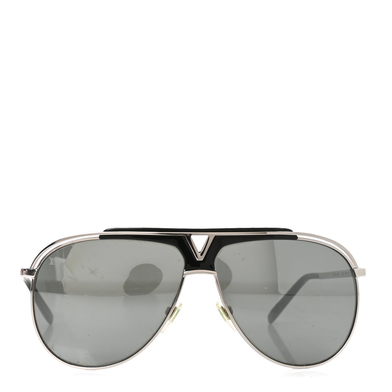 Louis Vuitton Metal Aviator Sunglasses Z1031W Silver 2 of 7