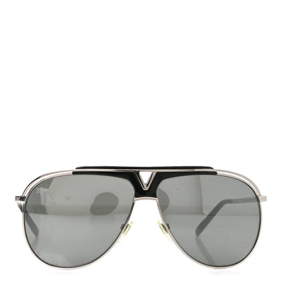 Louis Vuitton Metal Aviator Sunglasses Z1031W Silver 2 of 7