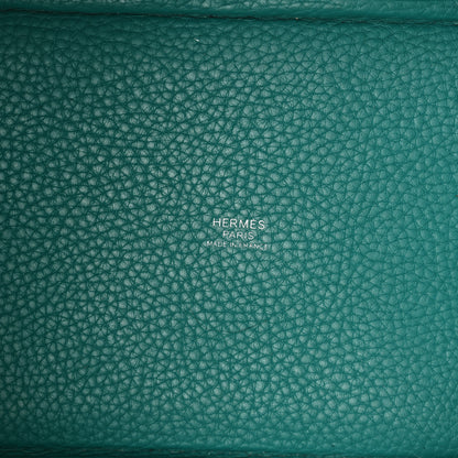 Hermes Taurillon Clemence Picotin Lock 18 PM Bleu Paon 6 of 11