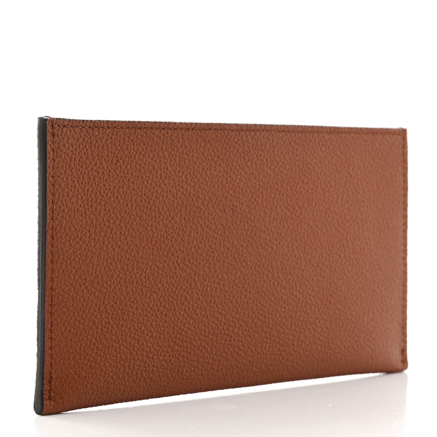 Louis Vuitton Calfskin Felicie Chain Wallet Card Holder Insert Cognac 3 of 7