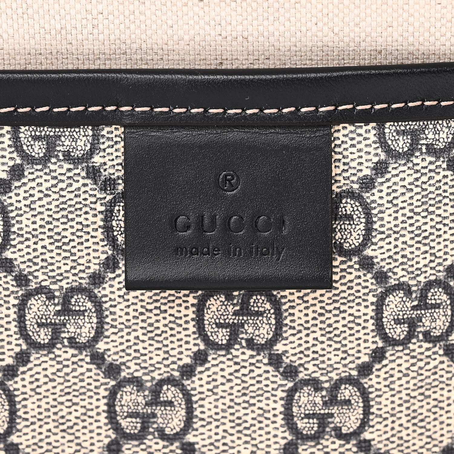 Gucci GG Plus Monogram Medium Signature Web Loop Tote Navy 6 of 10