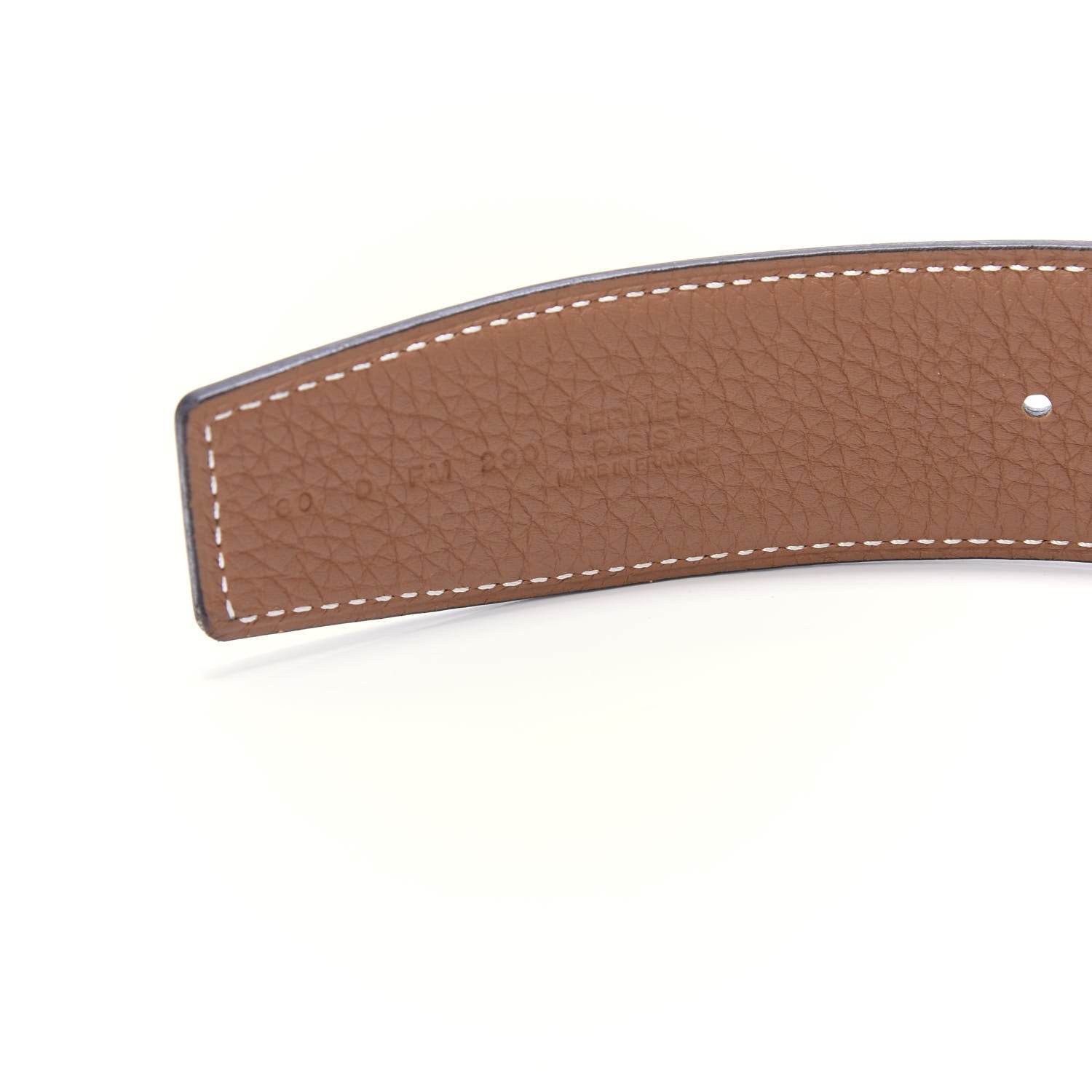 Hermes Box Togo 38mm H Belt 80 Black Gold 5 of 6