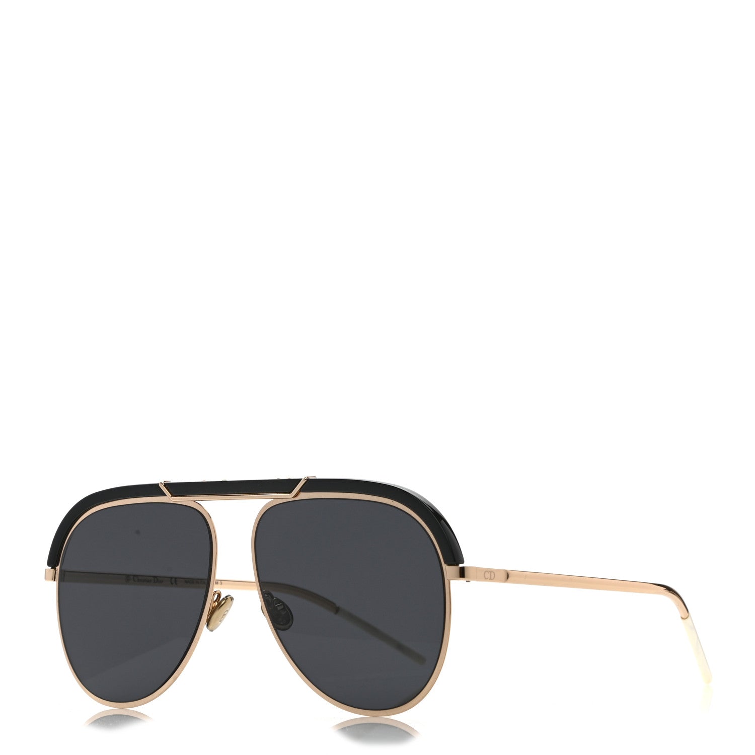 Christian Dior Desertic Aviator Sunglasses Gold 1 of 9