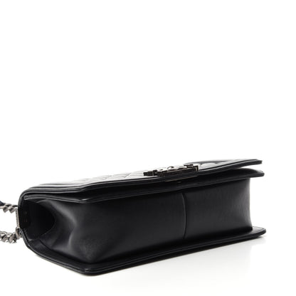 Chanel Lambskin Quilted Medium Boy Flap Black 4 of 11