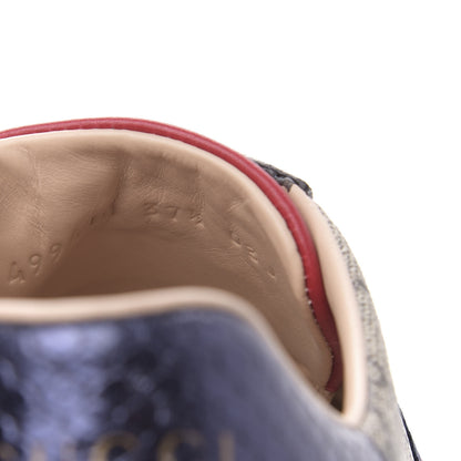 Gucci GG Supreme Monogram Womens Ace Low-Top Sneaker 37.5 Beige 9 of 9