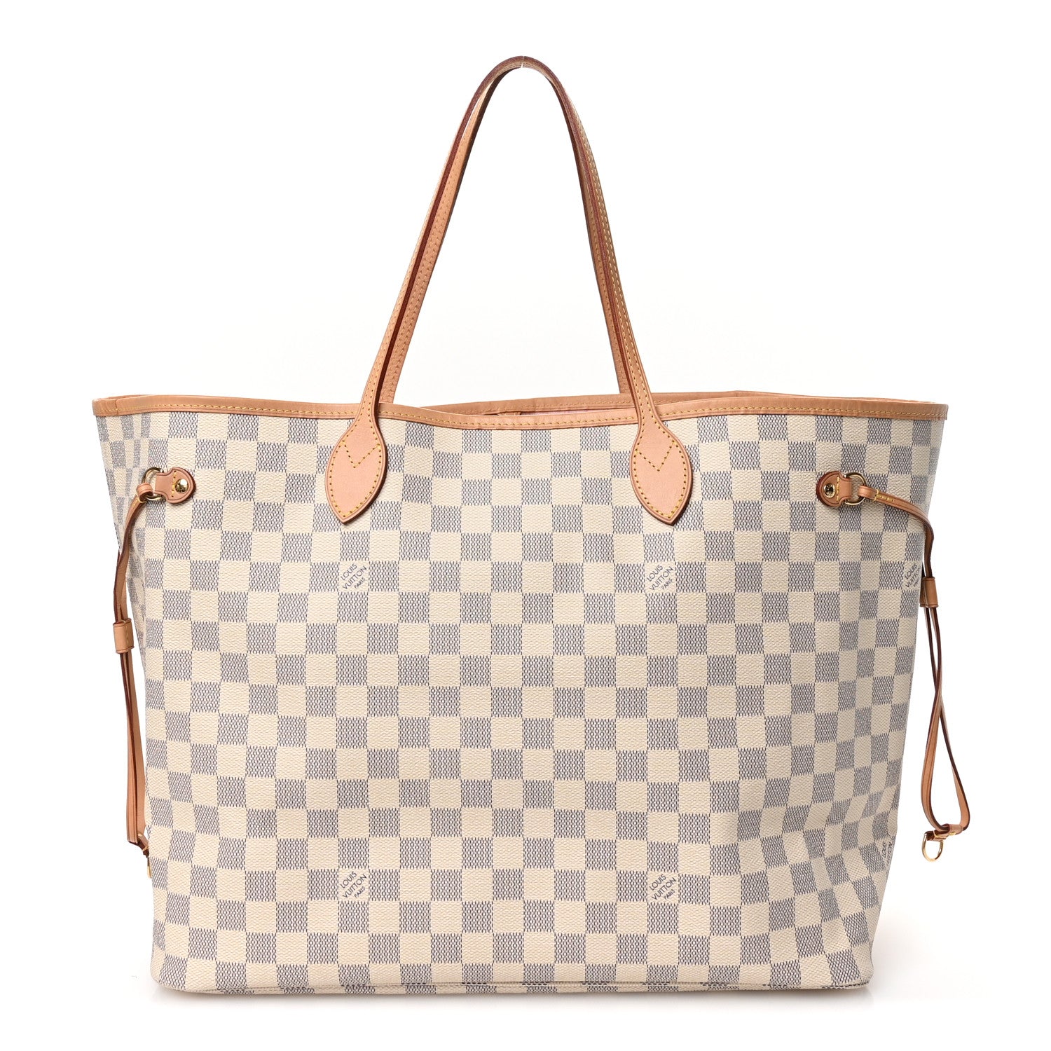 Louis Vuitton Damier Azur Neo Neverfull GM Rose Ballerine 1 of 11