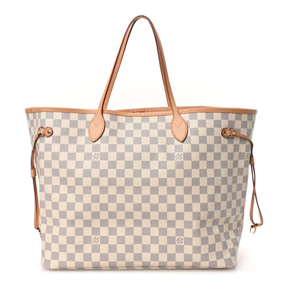 Louis Vuitton Damier Azur Neo Neverfull GM Rose Ballerine 1 of 11