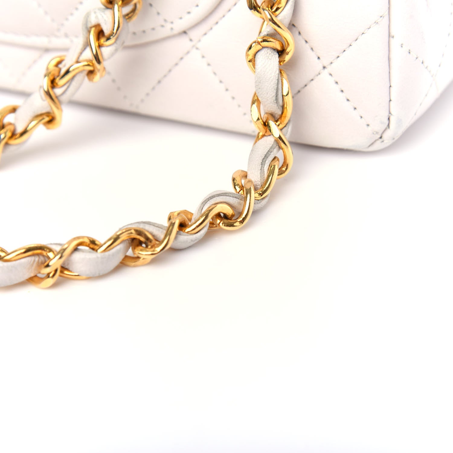 Chanel Lambskin Quilted Small Double Flap White 12 of 12