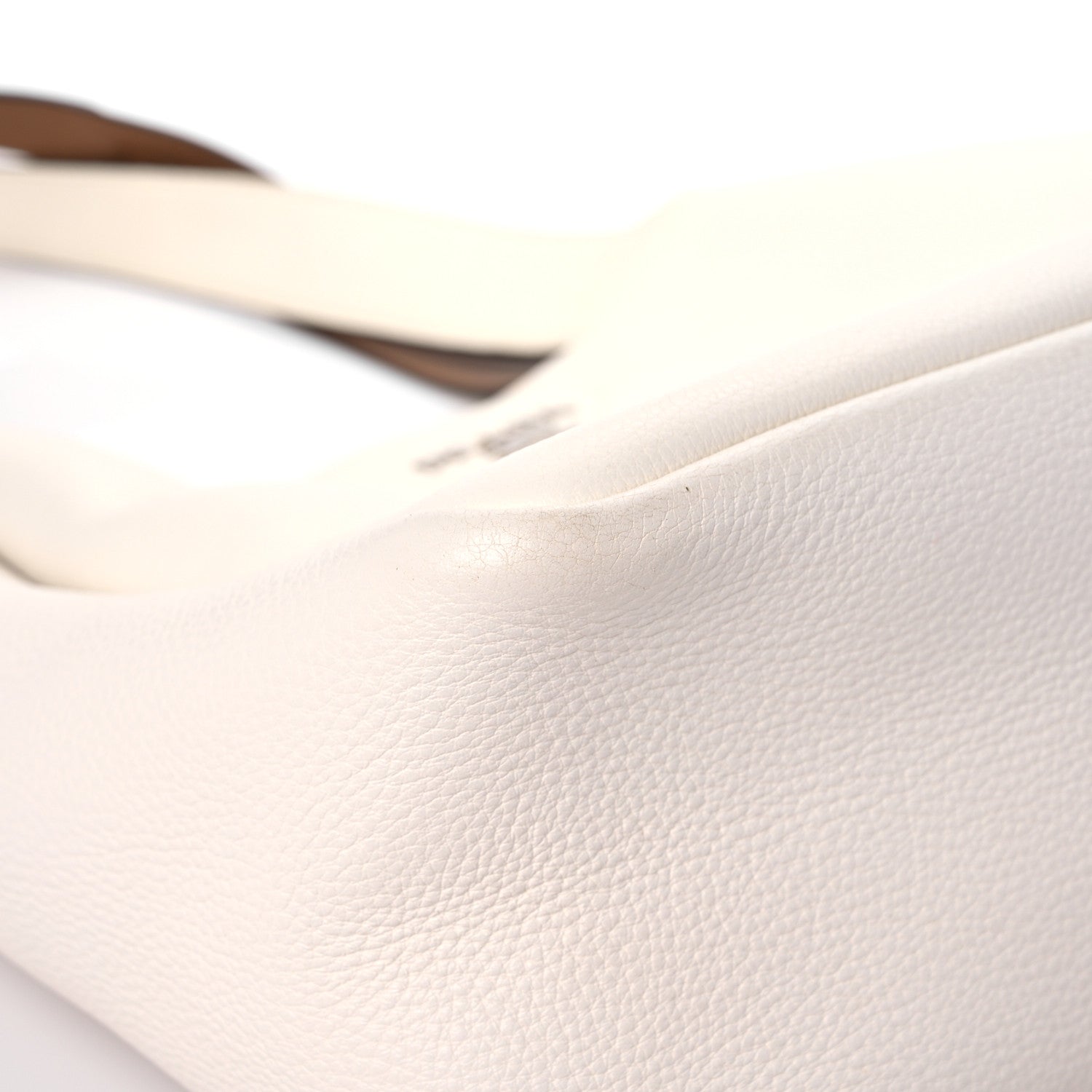 Prada Vitello Daino Dynamique Tote White Caramel 7 of 15