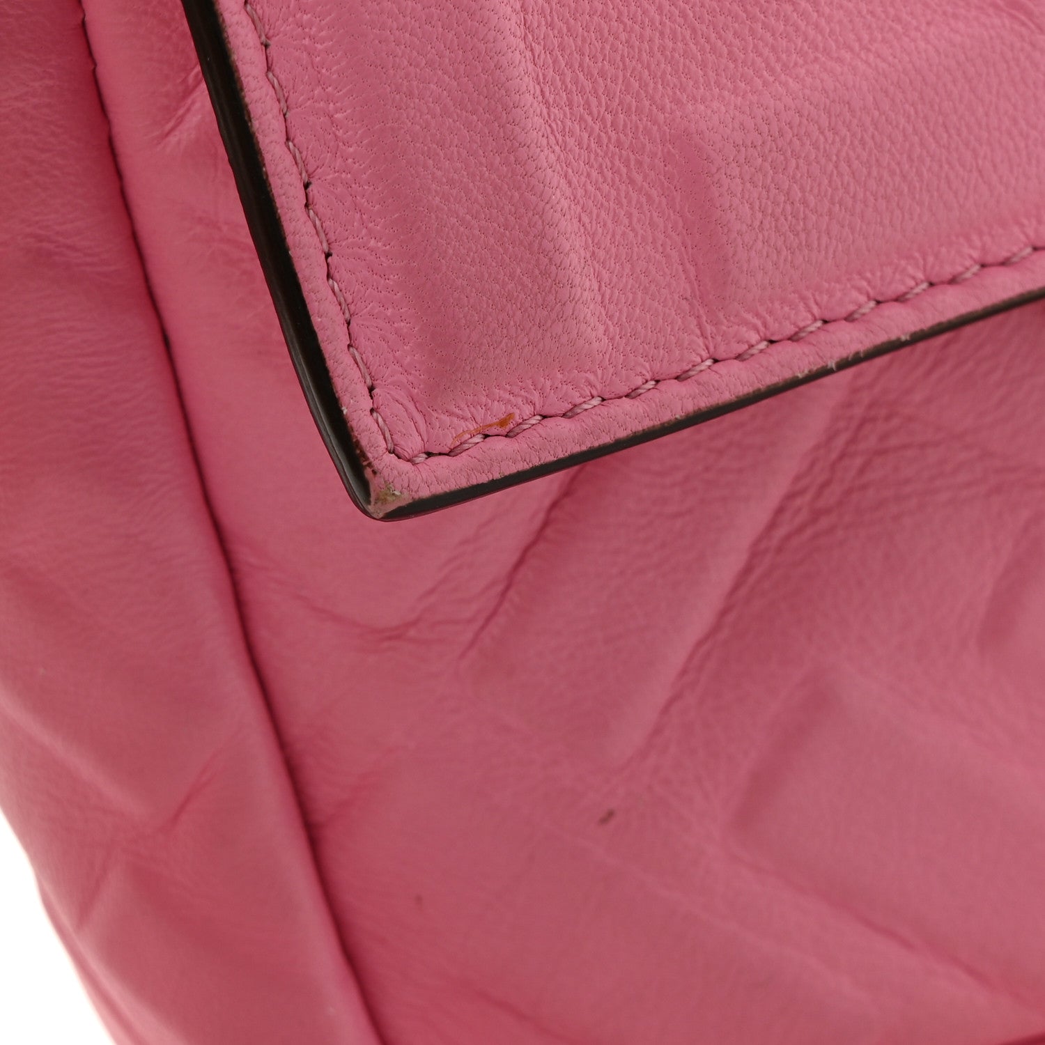 Fendi Nappa FF 1974 Embossed Mini Baguette Lollypop 12 of 13