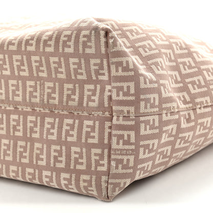 Fendi Zucchino Vitello Shopping Tote Cipria 10 of 14