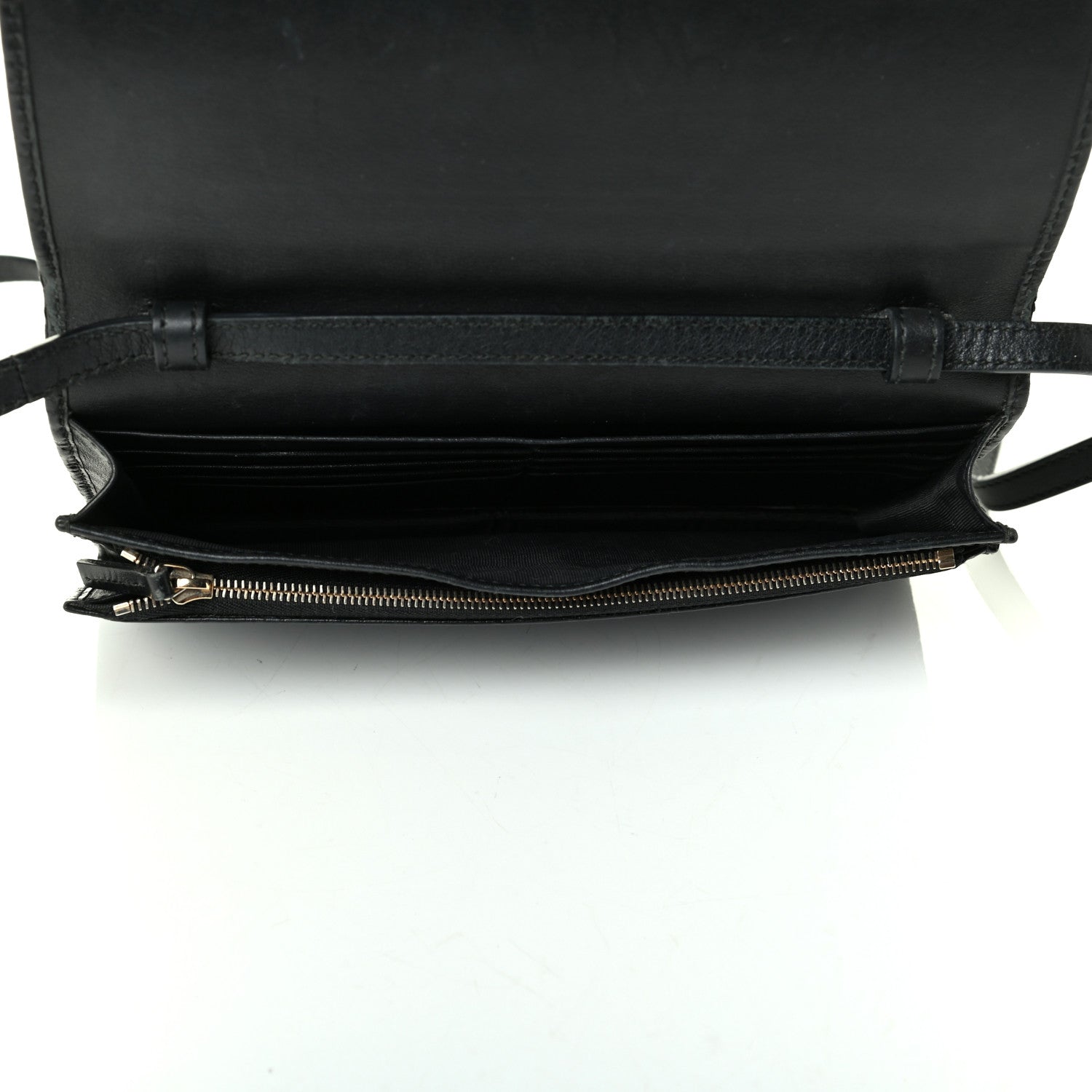 Gucci Microguccissima Crossbody Wallet Black 4 of 8