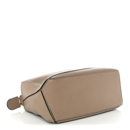 Loewe Grained Calfskin Small Puzzle Bag Sand 3 of 10