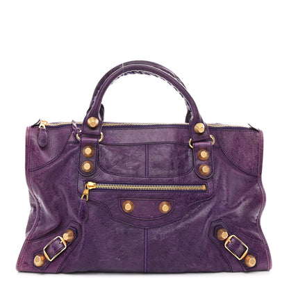 Balenciaga Agneau Giant 21 Gold Hardware Work Raisin 1 of 11