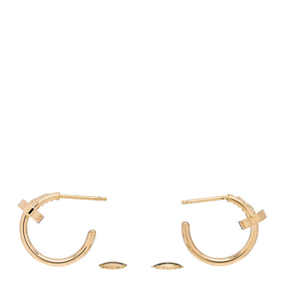 Cartier 18K Yellow Gold Juste Un Clou Hoop Earrings 3 of 5