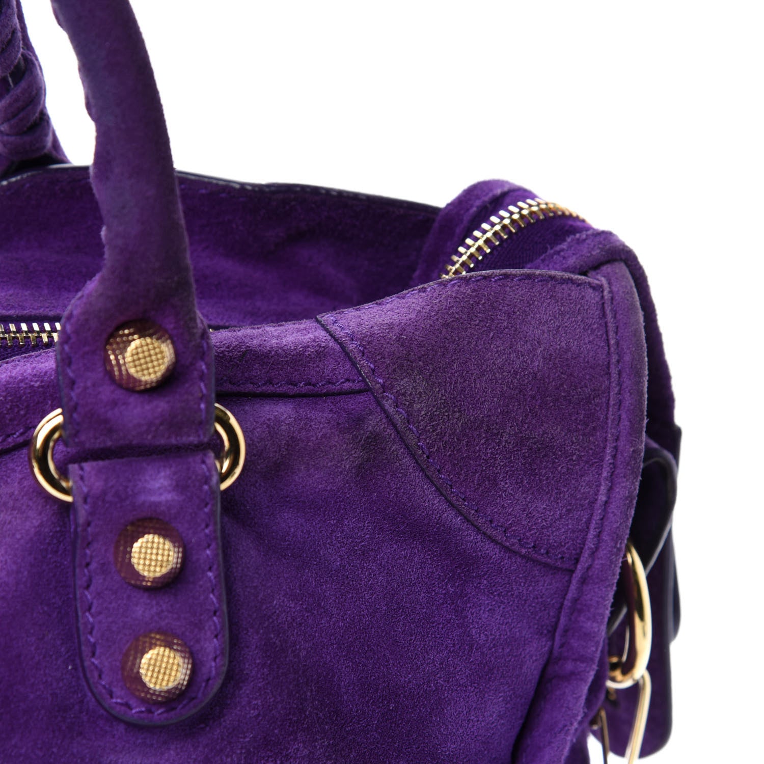 Balenciaga Baby Daim Suede Giant 12 Gold Hardware City Ultraviolet 12 of 15
