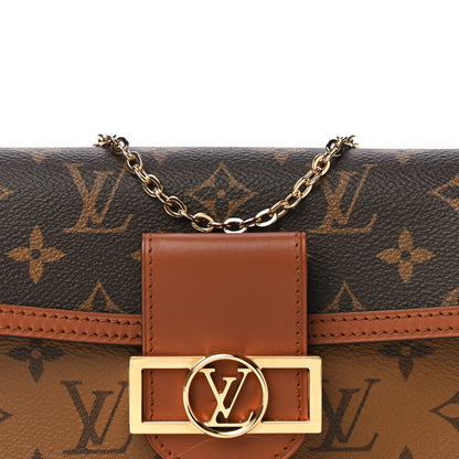 Louis Vuitton Reverse Monogram Dauphine Chain Wallet 6 of 10