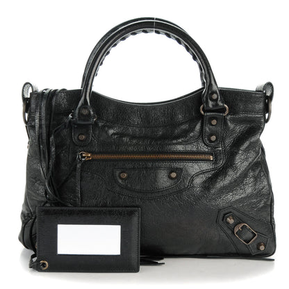 Balenciaga Agneau Classic Hardware Town Black 1 of 8