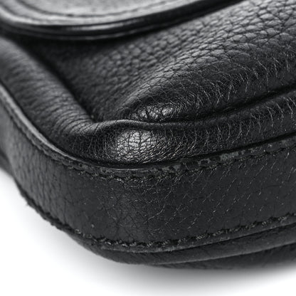 Gucci Calfskin Bamboo Croisette Evening Bag Black 8 of 10