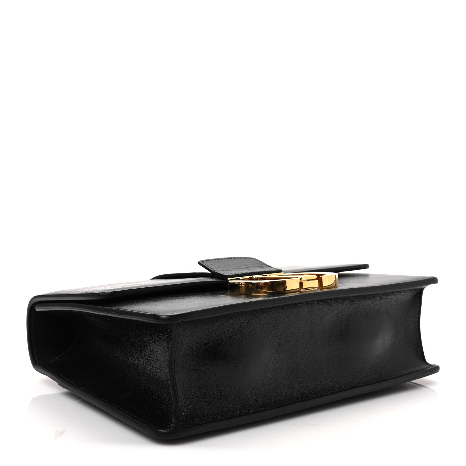 Christian Dior Shiny Crinkled Lambskin 30 Montaigne Flap Bag Black 3 of 7