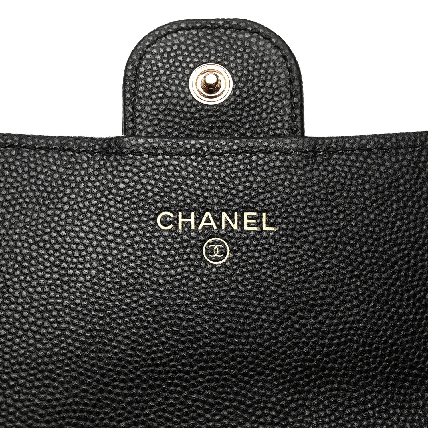 Chanel Caviar Quilted Medium Flap Wallet Black 6 of 9