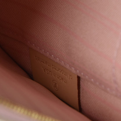 Louis Vuitton Damier Azur Neverfull MM GM Pochette Rose Ballerine 7 of 8