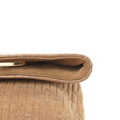 Louis Vuitton Suede Monogram Motard Afterdark Clutch Powder 8 of 10
