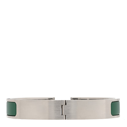 Hermes Narrow Enamel Clic Clac HH Bracelet GM Menthe 3 of 5