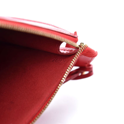 Louis Vuitton Epi Pochette Accessories 24 Castillan Red 10 of 11