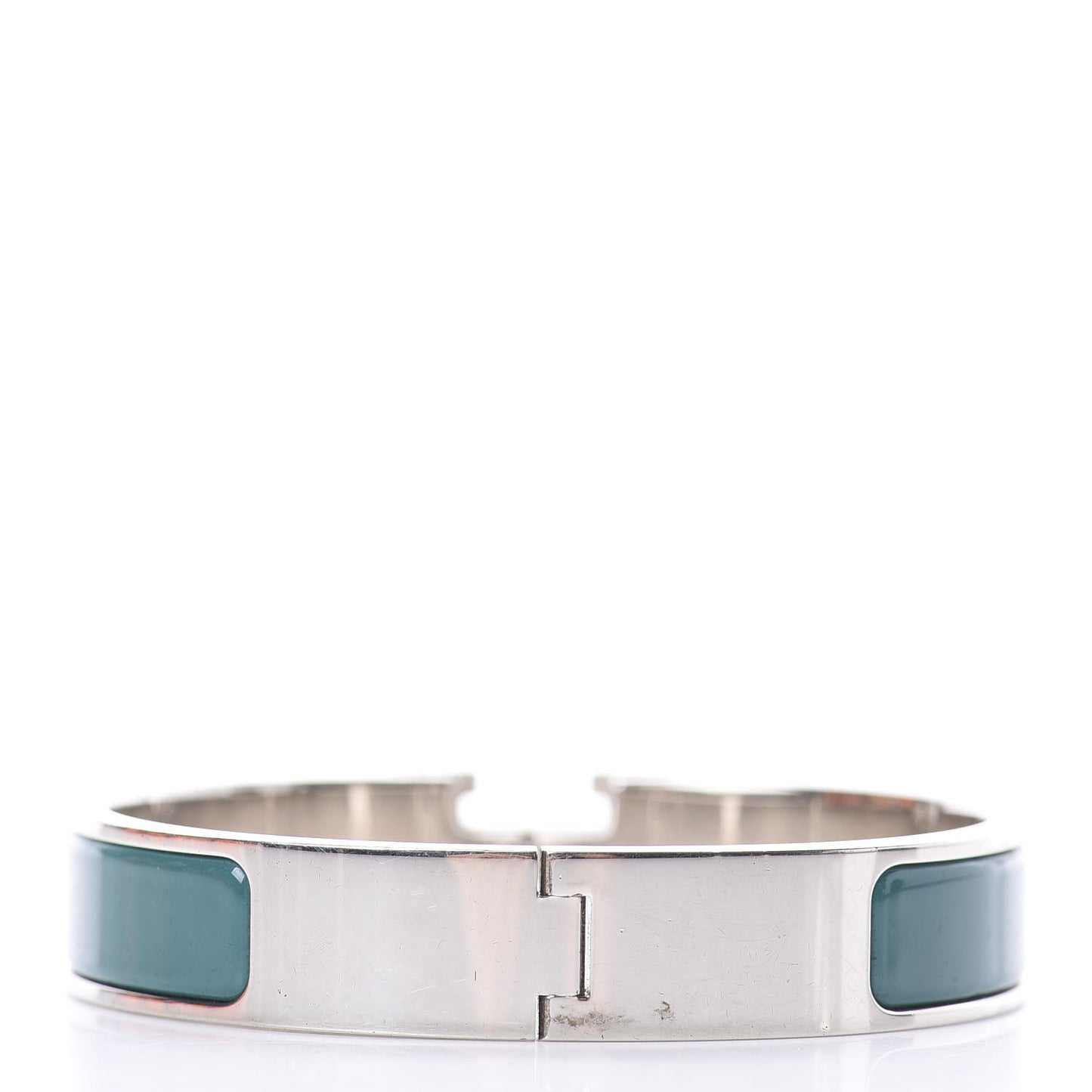 Enamel Narrow Clic Clac H Bracelet PM Vert Bleuete