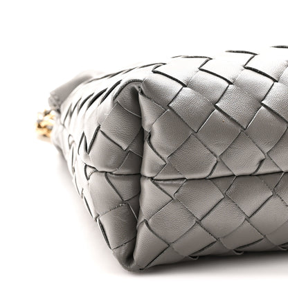 Bottega Veneta Nappa Intrecciato Dustbag Notte Shoulder Bag Basalt 8 of 9