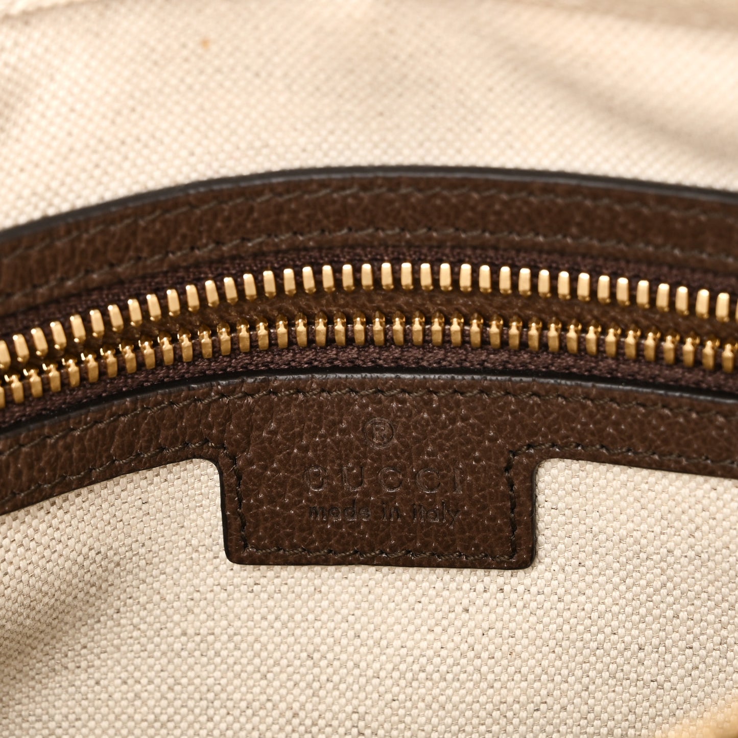 Monogram Jumbo GG Textured Dollar Calfskin Web Messenger Shoulder Bag Camel Ebony New Acero