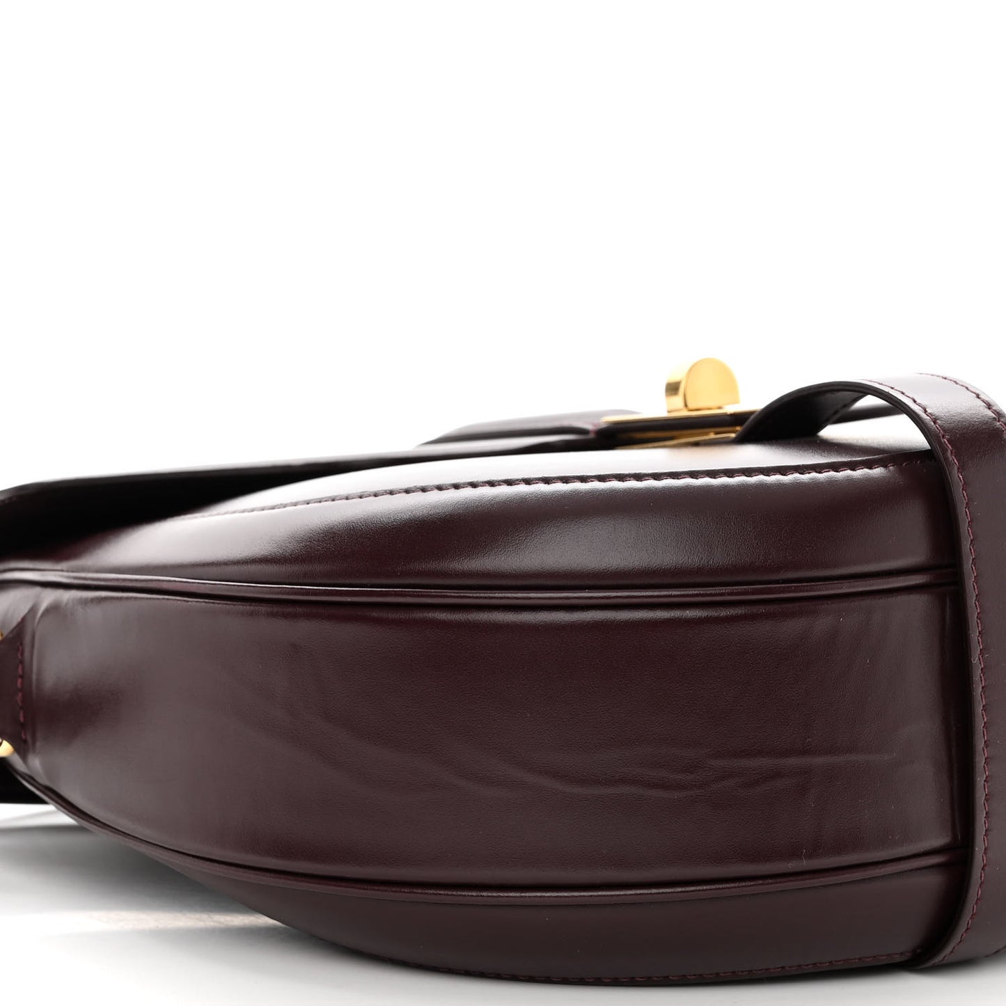 Satinated Calfskin Medium Besace 16 Burgundy