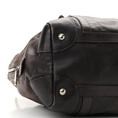 Prada Glace Calf Shoulder Bag Ardesia Fumo 7 of 15