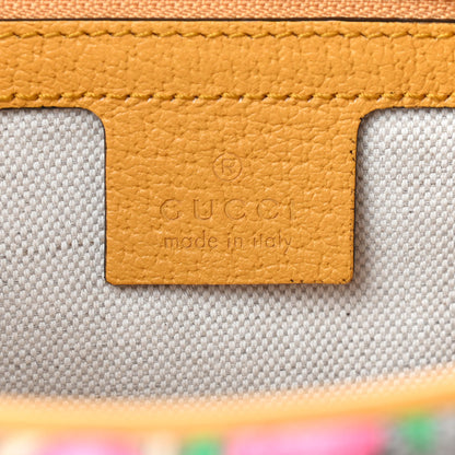 Gucci GG Supreme Monogram Flora Medium Ophidia Belt Bag Beige Multicolor Crop 7 of 8