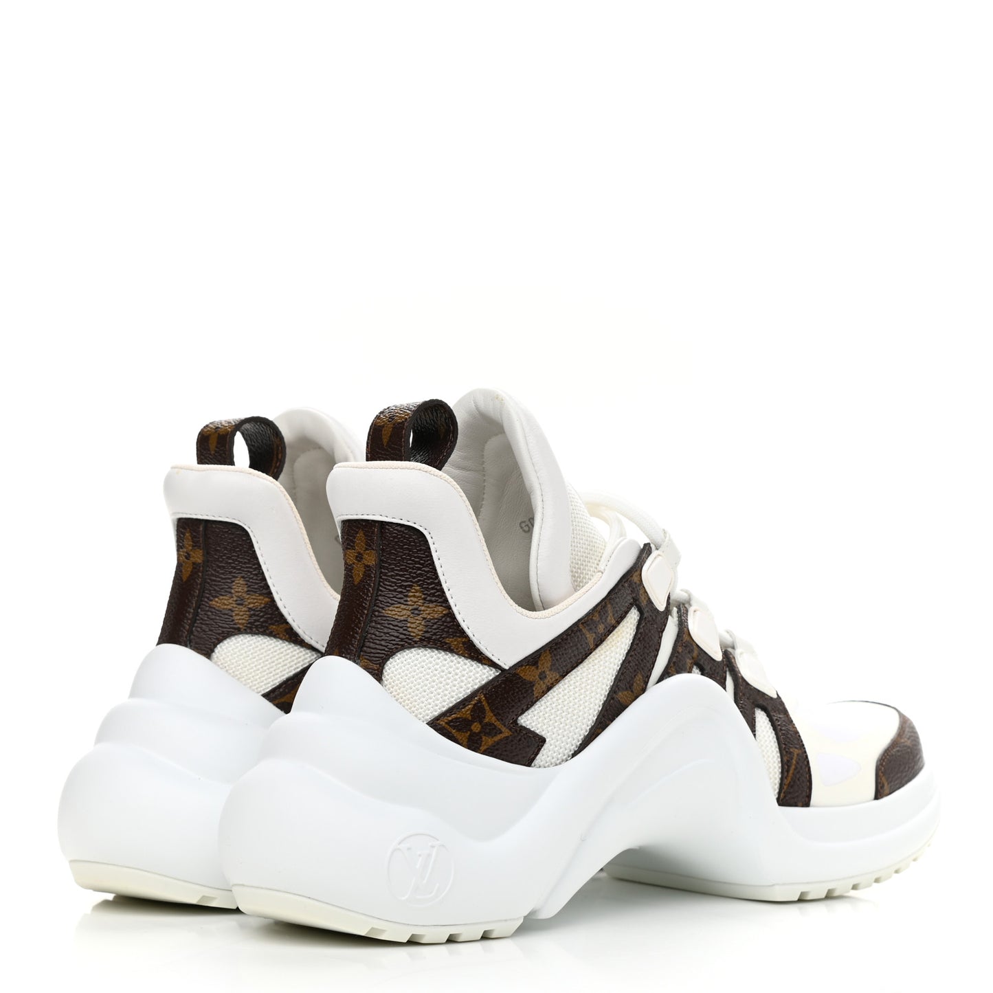 Patent Monogram LV Archlight Sneakers 37.5 White