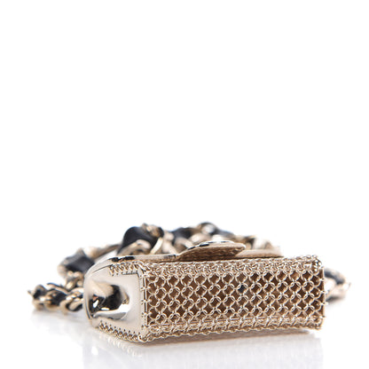 Chanel Lambskin Chain CC Flap Bag Belt 85 Black Gold 4 of 6