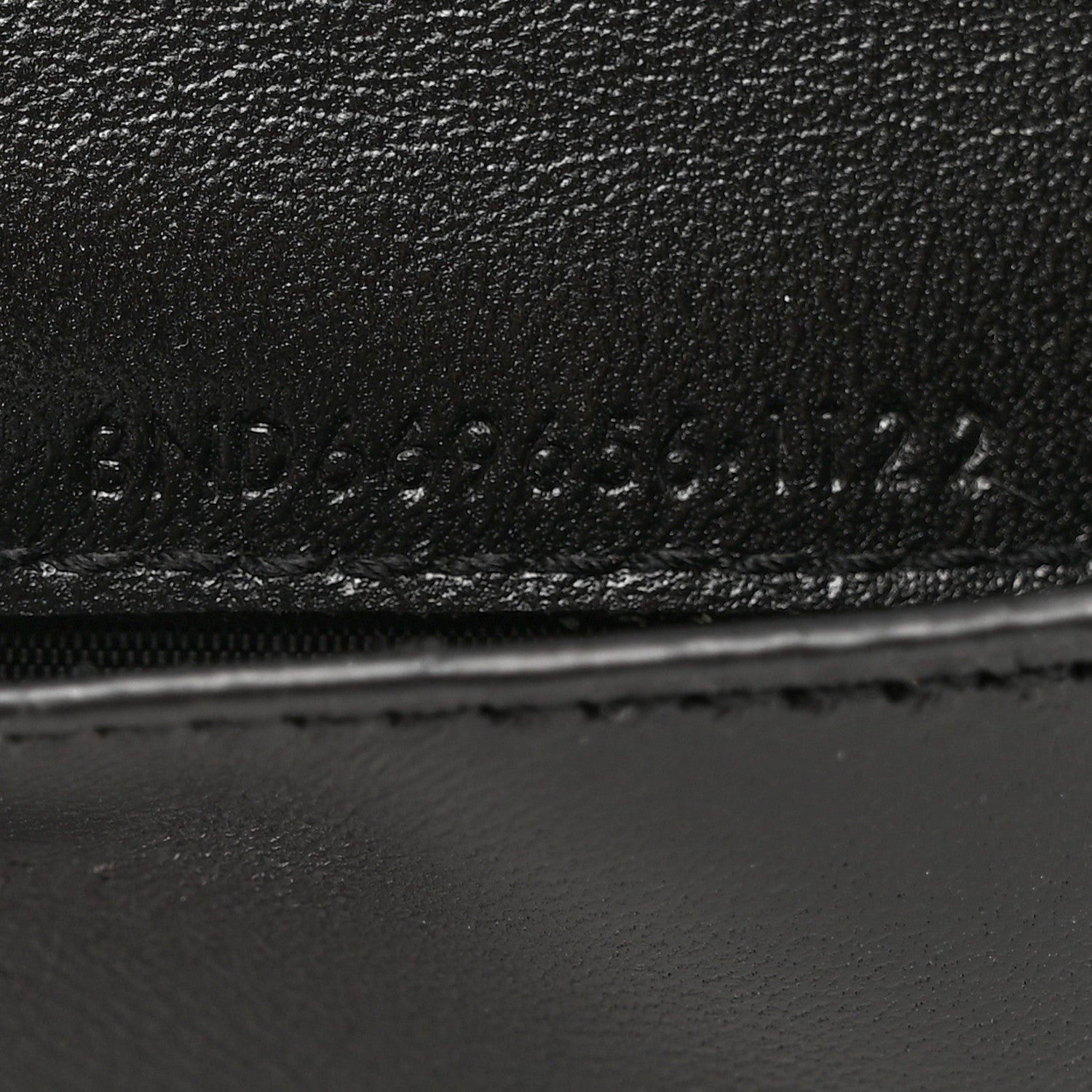 Saint Laurent Calfskin Lambskin Snakeskin Embossed Monogram Fragments Wallet Black White 6 of 9