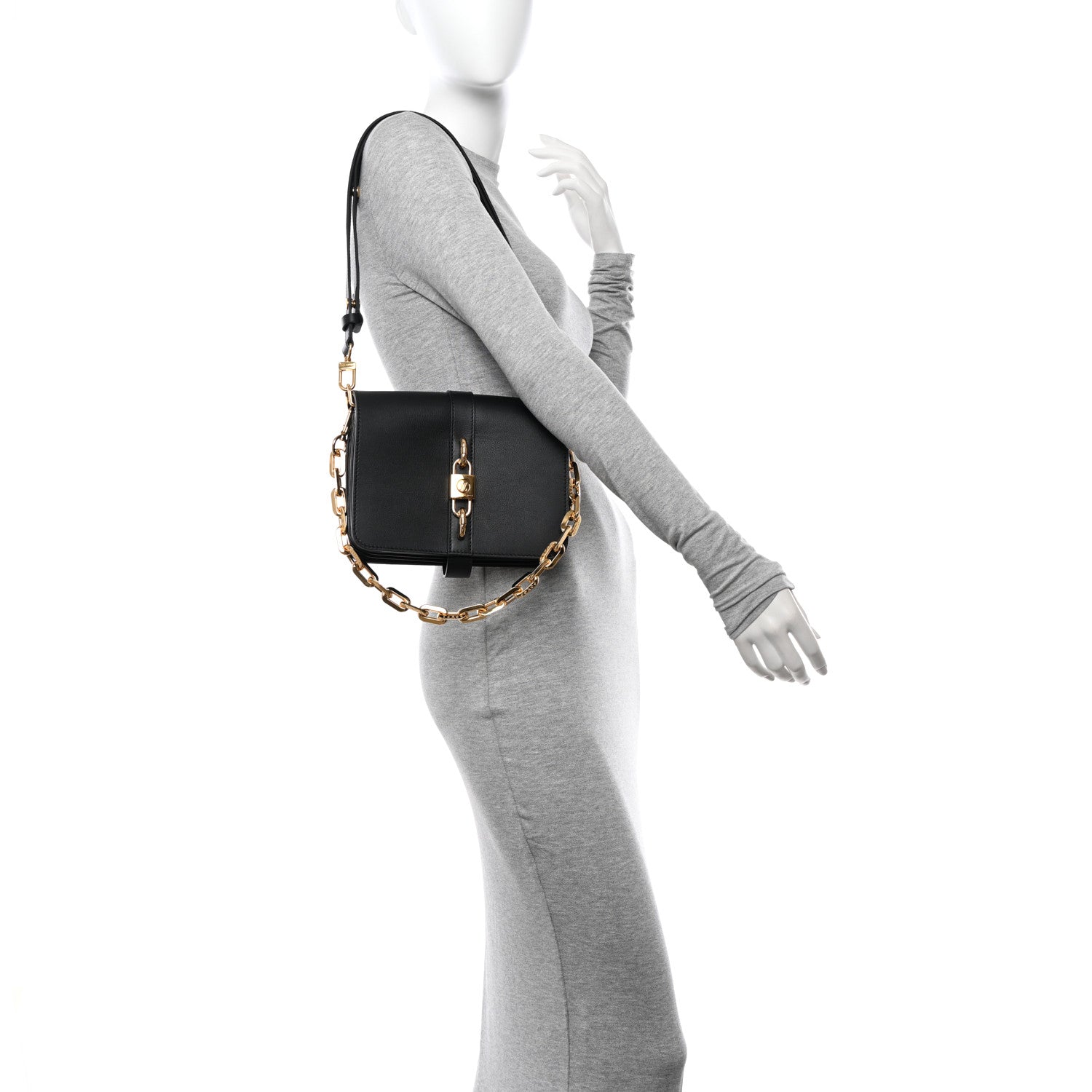 Louis Vuitton Calfskin Rendez-Vous Black 2 of 12