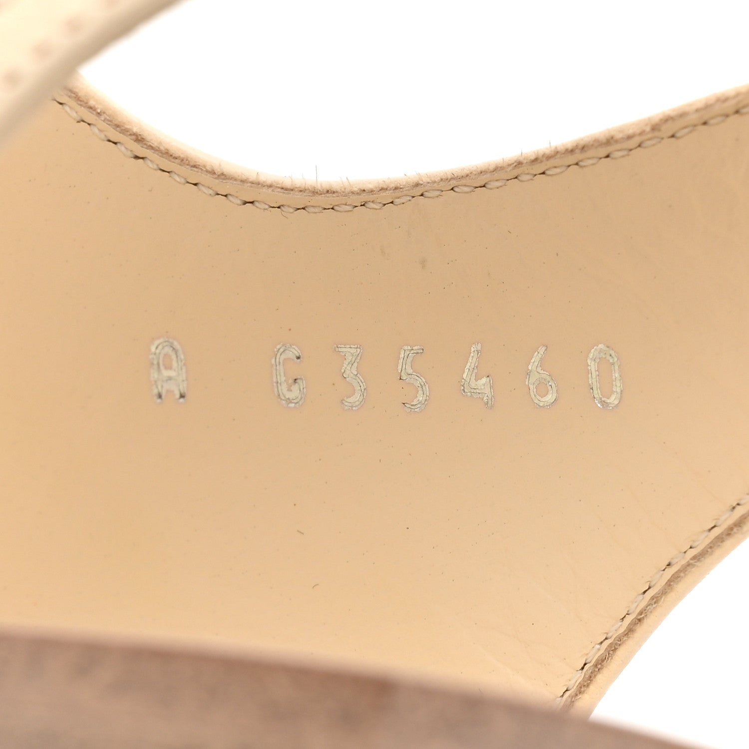 Chanel Lambskin Chain Flat Sandals 39.5 Beige 8 of 8